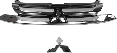شبكة المصد الأمامي - Assy مع شعار متوافق مع Mitsubishi Outlander 2016-2018 - 7450A967, MI1200264 in Kuwait