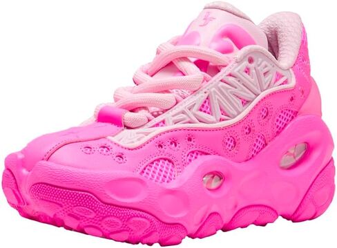 حذاء رياضي برباط من PUMA Kids Boys La Francé RNR كاجوال - وردي in Saudi Arabia