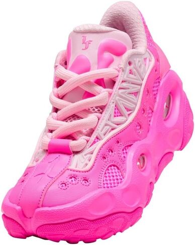حذاء رياضي برباط من PUMA Kids Boys La Francé RNR كاجوال - وردي in Saudi Arabia