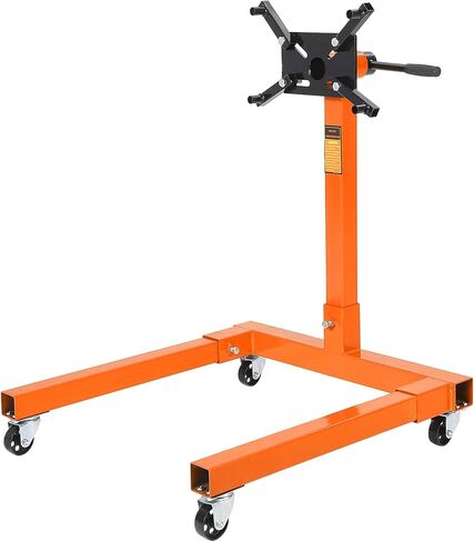 2000 LBS Engine Stand,Heavy Duty Foldable Rotating Engine Stand with 360-Degree Rotating Head,4 -Adjustable Arms & 6-Casters,for Vehicle Maintenance and Auto Repair in Kuwait