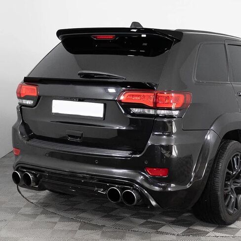 Rear Roof Spoiler Tailgate Mid Spoiler Wing for Jeep Grand Cherokee 2014-2020 R Style Carbon Fiber Printing in Saudi Arabia