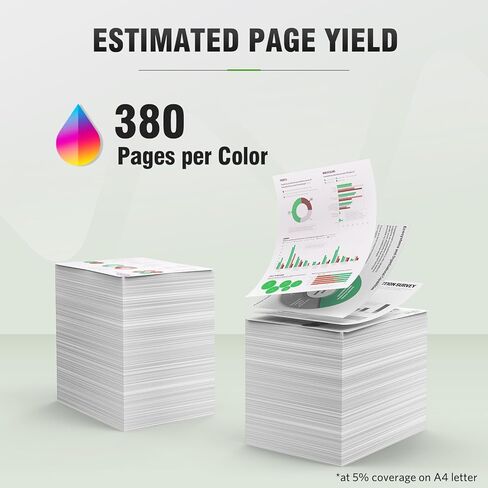 67XL Ink Cartridge Replacement for HP 67 XL Remanufactured for HP Ink 67 67XL for DeskJet 2755e 2700 2855e 2800 2752 2742e 4155e 4255e 4100 Envy 6055 6055e 6455e Printer 1-Pack Tri-Color in Kuwait