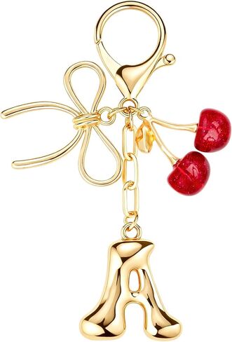 Initial Keychain Letter Bag Charms for Women, Purse Handbag Accessories in Saudi Arabia