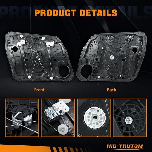 82481-D9010 منظم نوافذ الطاقة لجانب الراكب الأمامي الأيمن مع لوحة بدون محرك متوافق مع Kia Sportage 2017 2018 2019 2020 2021 بديل لـ 82481-D9010 in Kuwait