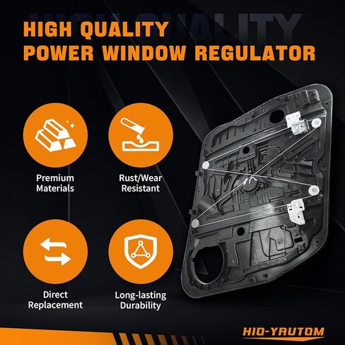 82481-D9010 منظم نوافذ الطاقة لجانب الراكب الأمامي الأيمن مع لوحة بدون محرك متوافق مع Kia Sportage 2017 2018 2019 2020 2021 بديل لـ 82481-D9010 in Kuwait