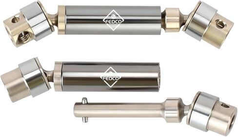 FCX24 Drive Shaft CVD Driveshafts Adjustable 45-60MM Center Driveshaft for FMS FCX24 Upgrade Parts 1/24 RC Crawler in Kuwait