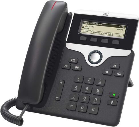Cisco IP Phone 7811 with Multi-Platform Phone Firmware, 3.2-inch Grayscale Display, Class 1 PoE, Supports 1 Line (CP-7811-3PW-NA-K9=) in Saudi Arabia