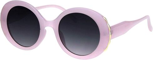Womens Vintage Fashion Sunglasses Oversized Round Designer Style Shades in Kuwait