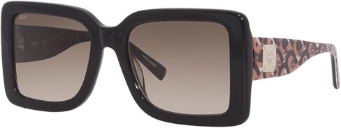 MCM Rectangular Sunglasses MCM711S 001 Black 54mm in Kuwait