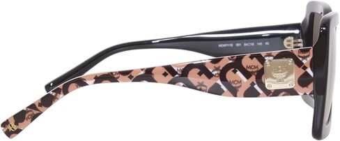 MCM Rectangular Sunglasses MCM711S 001 Black 54mm in Kuwait