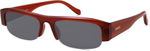 SOJOS Retro Rectangle Sunglasses for Women Trendy Y2K Chic 90s Shades Lightweight Sunnies SJ2671 in Saudi Arabia