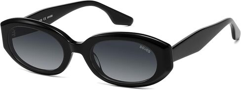 SOJOS Acetate Polarized Sunglasses for Women Oval Cat-Eye Retro Vintage Sun Glasses SJ3129 in Saudi Arabia