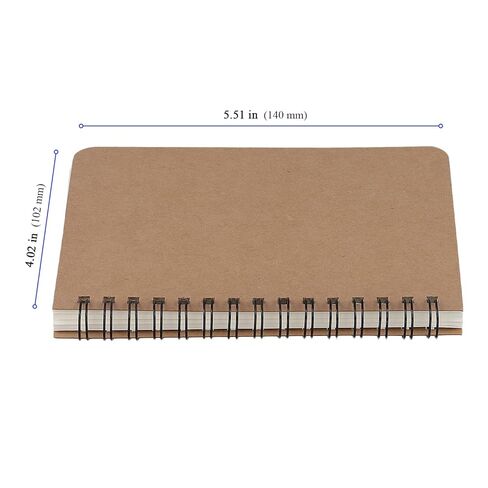 YUENPUN 10PCS A6 Mini Spiral Notebooks Set, 5.5x4 Inch 100gsm College Ruled Pages, Lined Notebook for Office Note Taking, 50 Sheets/100 Pages in Saudi Arabia