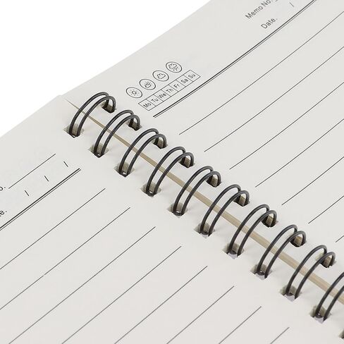YUENPUN 10PCS A6 Mini Spiral Notebooks Set, 5.5x4 Inch 100gsm College Ruled Pages, Lined Notebook for Office Note Taking, 50 Sheets/100 Pages in Saudi Arabia