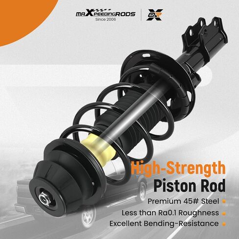 Maxpeedingrods 2 قطعة دعامة أمامية لسيارة Toyota Yaris 2006-2012, 272288 272289 دعامة امتصاص الصدمات مع مجموعة زنبركية ملفوفة in Saudi Arabia