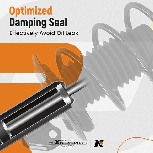Maxpeedingrods 2 قطعة دعامة أمامية لسيارة Toyota Yaris 2006-2012, 272288 272289 دعامة امتصاص الصدمات مع مجموعة زنبركية ملفوفة in Saudi Arabia