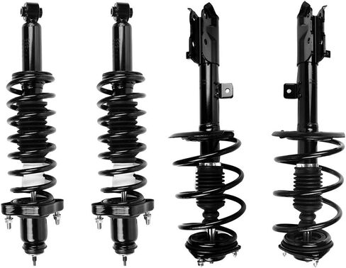 172367 172401 زوج أمامي وخلفي كامل تبختر الربيع لفائف الينابيع امتصاص الصدمات استبدال الجمعية ل 2007-2016 للبوصلة 2007-2016 لباتريوت in Kuwait