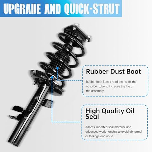 Front Struts Assembly w/Coil Spring Shock Absorbers Replacement for Ford Escape 2014-2019 FWD 172750 172751 Set of 2 in Saudi Arabia