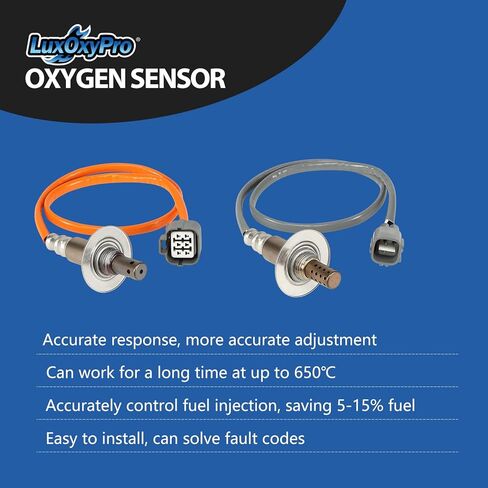 Oxygen O2 Sensor Upstream and Downstream for Subaru Outback Forester X Impreza Legacy 2.5L 2006-2011, for Saab 9-2X 2.5L 2006-2011, Replace 234-9123 234-4445 2Pcs in Saudi Arabia