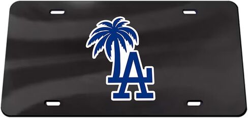 2-Pack Los Angeles Palm Tree Logo Decal Sticker for Car, Truck, Window, or Bumper - Vibrant and Colorful Design, Durable Vinyl Material, 4.5 x 3.5 Inches. in Kuwait