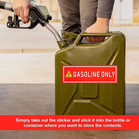 16pcs Diesel Only & Gasoline Only Stickers, Weatherproof Adhesive Sign Decals for Trucks Tractors Fuel Cans Tanks Gas Caps Heavy Equipment Prevent Fuel Mixing in Saudi Arabia