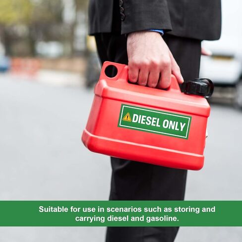 16pcs Diesel Only & Gasoline Only Stickers, Weatherproof Adhesive Sign Decals for Trucks Tractors Fuel Cans Tanks Gas Caps Heavy Equipment Prevent Fuel Mixing in Saudi Arabia