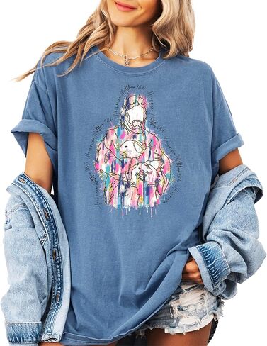He is Risen Graphic Shirt for Women and Teens Christian Bible Verse Easter Tee in Saudi Arabia