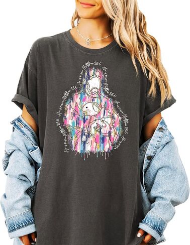 He is Risen Graphic Shirt for Women and Teens Christian Bible Verse Easter Tee in Saudi Arabia