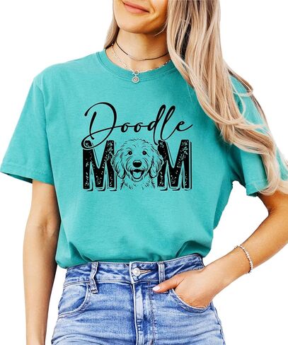 قميص Doodle Mom للسيدات لطيف وعصري برسومات Goldendoodle Dog Owner للبالغين in Saudi Arabia