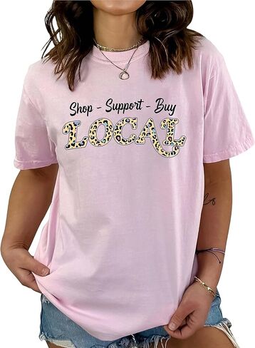 Concert Housework Local Shop Driking Casual Shirt Camper Motivation Food Lover Cowgirl Funny Tshirt in Kuwait