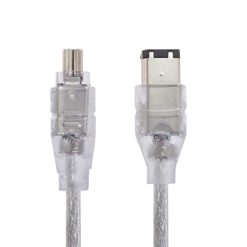 xiwai 1394a 6 دبوس إلى 6Pin ذكر FireWire 400 إلى FireWire 400 6-6 كابل ilink IEEE 1394 1.8 متر in Saudi Arabia