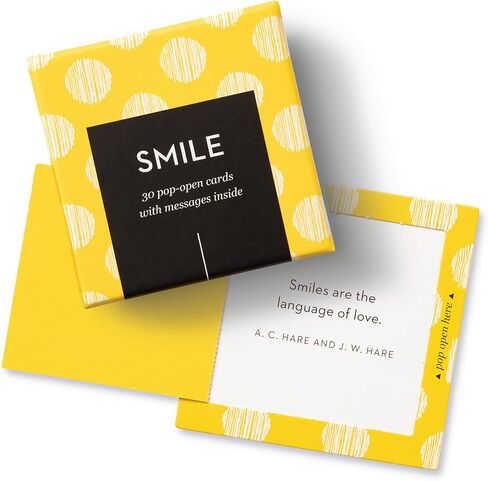 بطاقات Compendium ThoughtFulls Pop-Open – مستوحاة من الحياة – 30 بطاقة Pop-Open، تحتوي كل منها على رسالة ملهمة مختلفة بالداخل، 2.25 بوصة × 2.25 بوصة in Kuwait