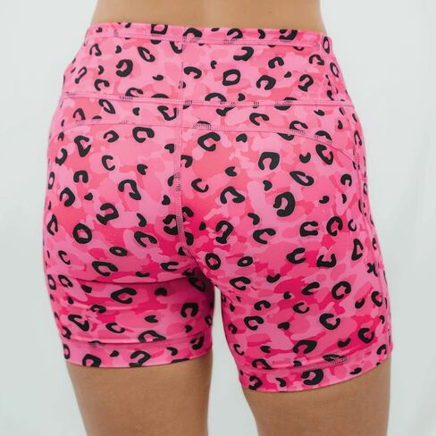 Sprints Womens Flexion 5" Compression Shorts with Pockets, Drawcord & Silicone Lined Hem in Kuwait