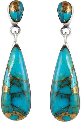 Turquoise Earrings – Genuine Gemstones in Saudi Arabia