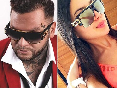 Square Aviator Large Fashion Sunglasses For Men Women Goggle Alloy Frame Glasses in Saudi Arabia
