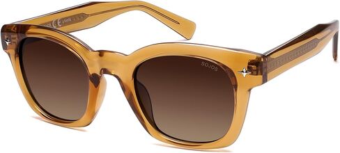 SOJOS Retro Polarized Square Sunglasses for Men Women Sun Glasses Pantos Shades UV400 TR90 Frame SJ2651 in Saudi Arabia