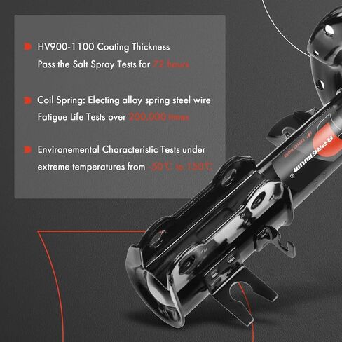 A-Premium Front Pair (2) Complete Strut & Coil Spring Assembly Compatible with Chevrolet Sonic RS 2013 2014 2015 2016 L4 1.4L, Driver and Passenger Side in Saudi Arabia