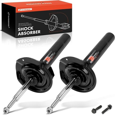 A-Premium Front Pair (2) Strut Assembly Compatible with BMW E38 7-Series 740i 1995 1997-2001, 740iL 1995-2001, 750iL 1994-2001, Sedan, Driver and Passenger Side in Saudi Arabia
