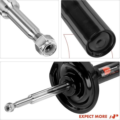 A-Premium Front Pair (2) Strut Assembly Compatible with BMW E38 7-Series 740i 1995 1997-2001, 740iL 1995-2001, 750iL 1994-2001, Sedan, Driver and Passenger Side in Saudi Arabia