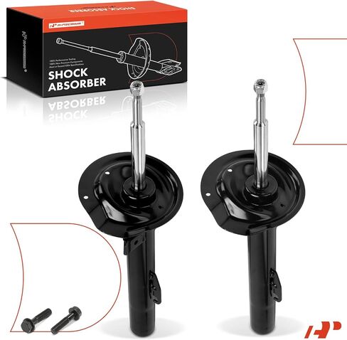 A-Premium Front Pair (2) Strut Assembly Compatible with BMW E38 7-Series 740i 1995 1997-2001, 740iL 1995-2001, 750iL 1994-2001, Sedan, Driver and Passenger Side in Saudi Arabia