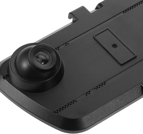 كاميرا قياس Healifty Mirror Dash Cam مع شاشة رقمية مقاس 2.4 بوصة وعدسة واحدة ومرآة للرؤية الخلفية ومسجل قيادة وكاميرا احتياطية لتعزيز سلامة مواقف السيارات ومراقبة الرجوع للخلف in Saudi Arabia