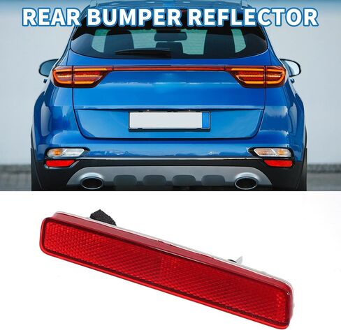 المصد الخلفي الأيمن عاكس رقم 8191047010 المصد العاكس الجانب ماركر لتويوتا بريوس 2012-2019 ABS أحمر in Kuwait