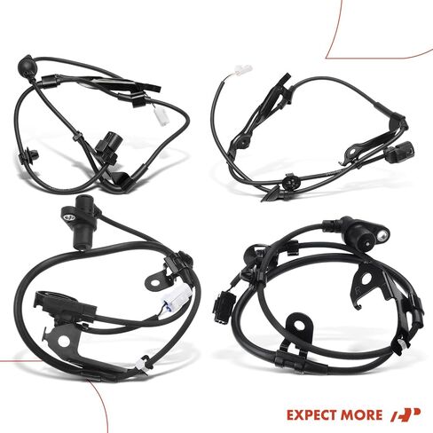 مستشعر سرعة العجلات الأمامية والخلفية ABS 4 قطع من A-Premium متوافق مع موديلات Scion، Toyota - xB 2005-2006، xA 2004-2006، Echo 2000-2005 in Saudi Arabia