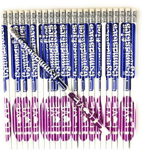 أحب أقلام الجمباز، أقلام رصاص رياضية للأطفال، صنع في الولايات المتحدة الأمريكية (مجموعة 24 قلم رصاص) in Kuwait