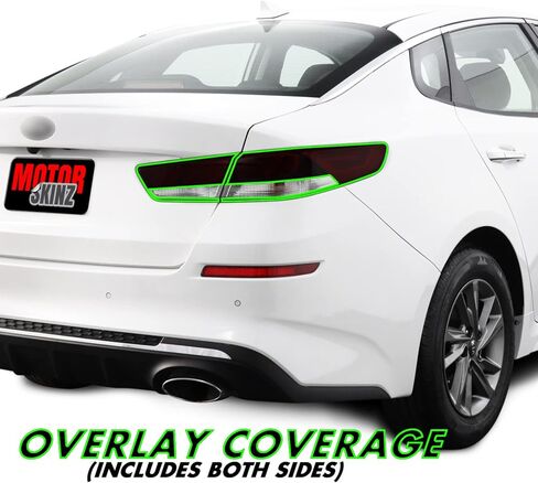 SlickMod PreCut Vinyl Smoke Tint for 2016-2020 Kia Optima Tail Light (2. Taillight Cutout, 20% Dark Smoke) in Saudi Arabia