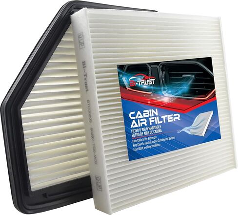 طقم فلتر هواء كابينة المحرك، استبدال الإطار CA12052، CF11182، متوافق مع Honda HR-V 2016-2020 L4 1.8L in Saudi Arabia
