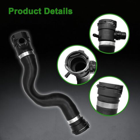 17127619684 خرطوم تبريد المبرد العلوي مناسب لسيارات BMW F10 520i 528i 2012-2016 لـ 528i xDrive 2012-2016 استبدال # V201027 33108976 P226389 24523 225362 2420559 97346 TM7273 707273 052808 in Kuwait