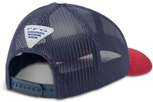 Columbia Unisex Unisex PFG Fish Flag Mesh Snap Back Hat, White/Beet/Nocturnal, One Size in Saudi Arabia