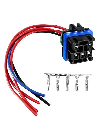 Weatherproof Relay Connector with 12" Leads Fit for Cars Motorcycles Boats 280 Type Connector, Replace H84708001 in Kuwait
