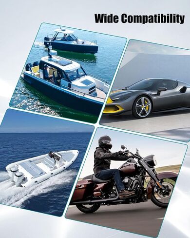 Weatherproof Relay Connector with 12" Leads Fit for Cars Motorcycles Boats 280 Type Connector, Replace H84708001 in Kuwait